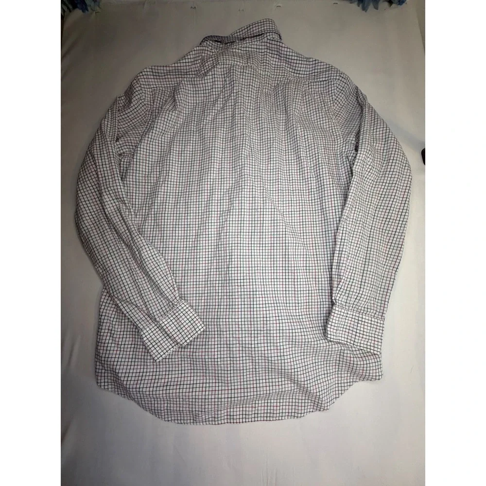 Polo Ralph Lauren XL Mens Button Down Shirt Tattersall Check Multi Color Cotton